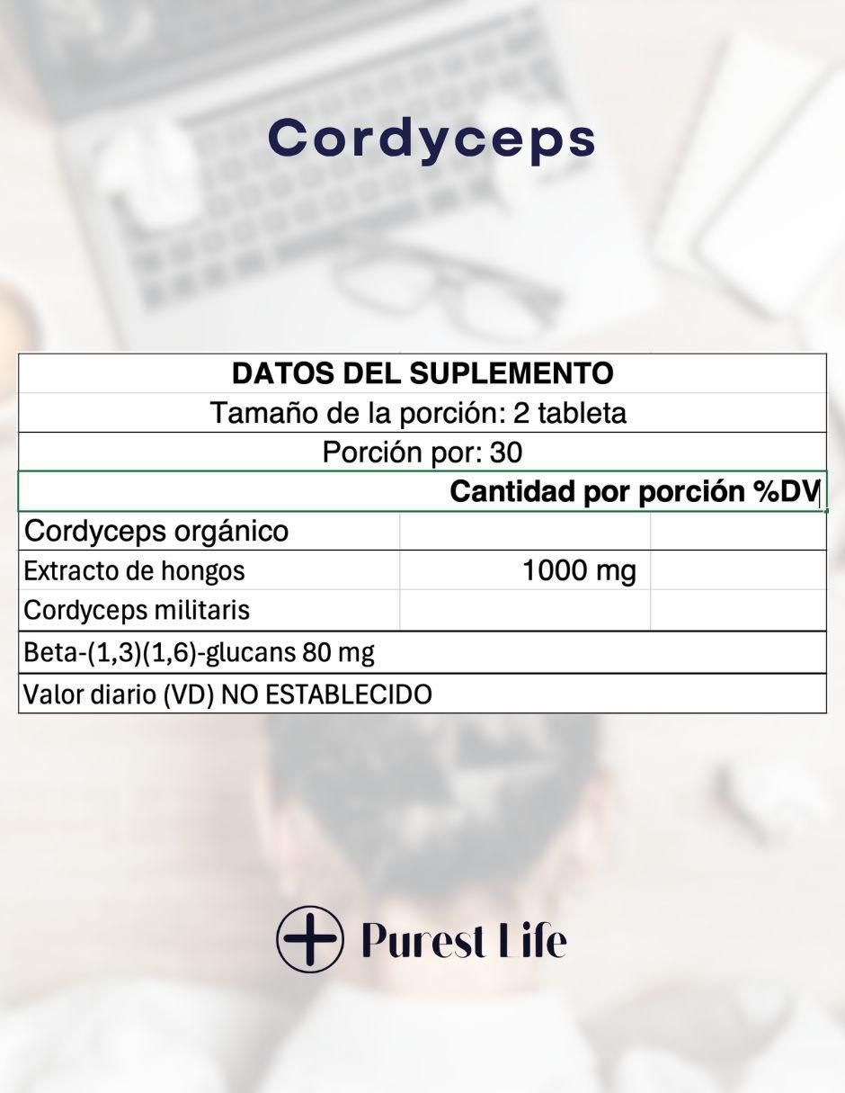 Cordyceps antioxidante cápsulas 3