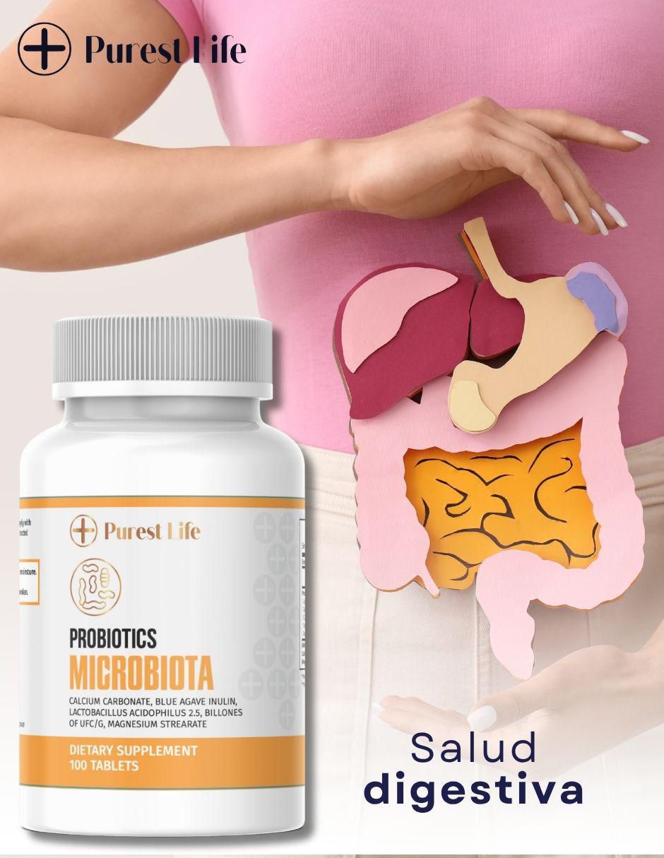 Microbiota con prebióticos de 100 cápsulas 4
