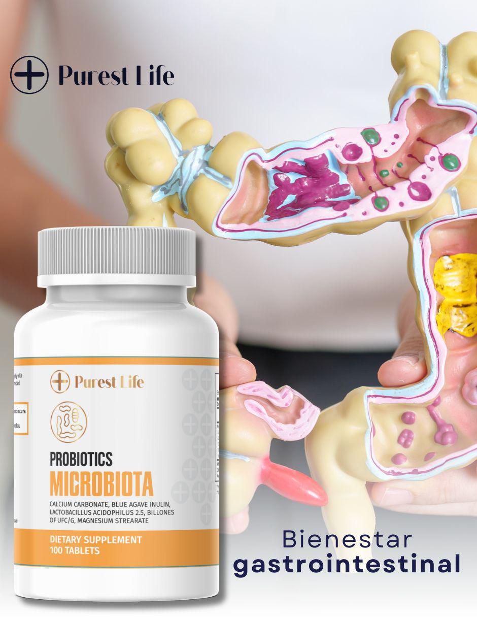 Microbiota con prebióticos de 100 cápsulas 6