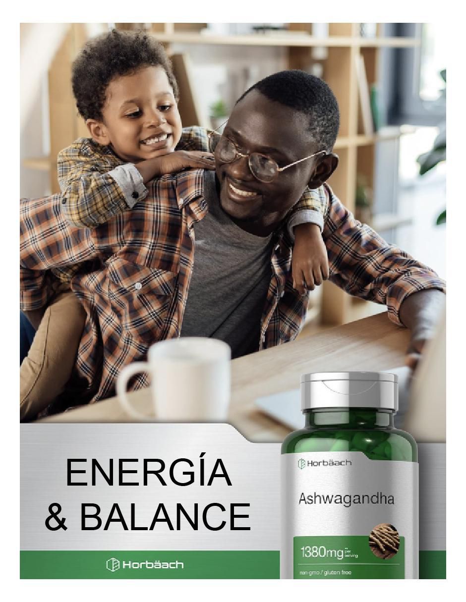 ASHWAGANDHA 180 CÁP Horbaach con ashwagandha de 180 cápsulas 5