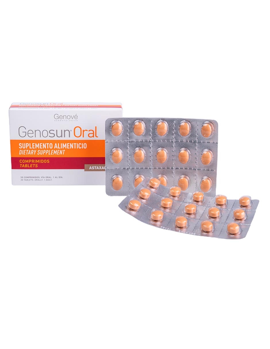 Genosun Oral con astaxantina 3