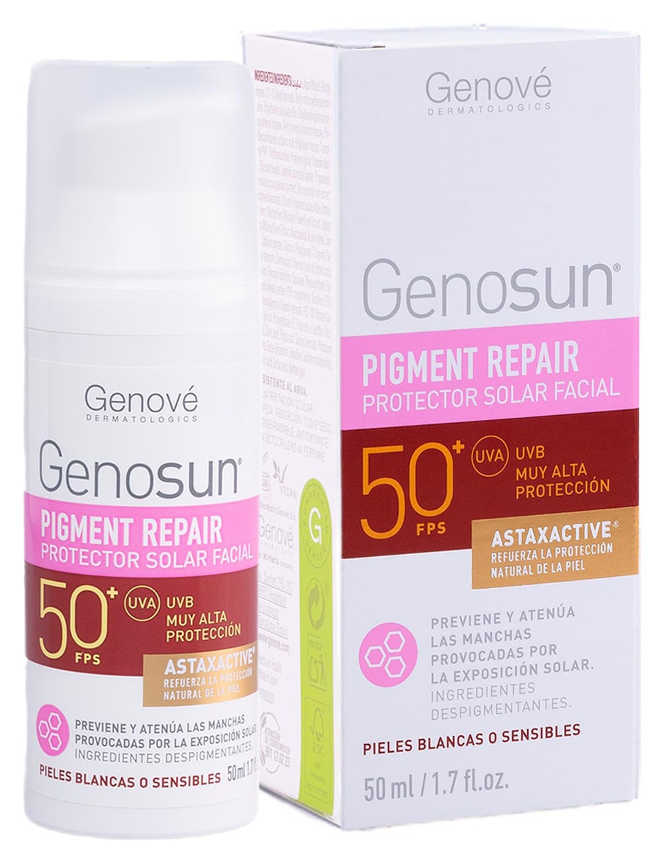 Protector solar FPS 50+ Genosun Pigment Repair 50 ml 2