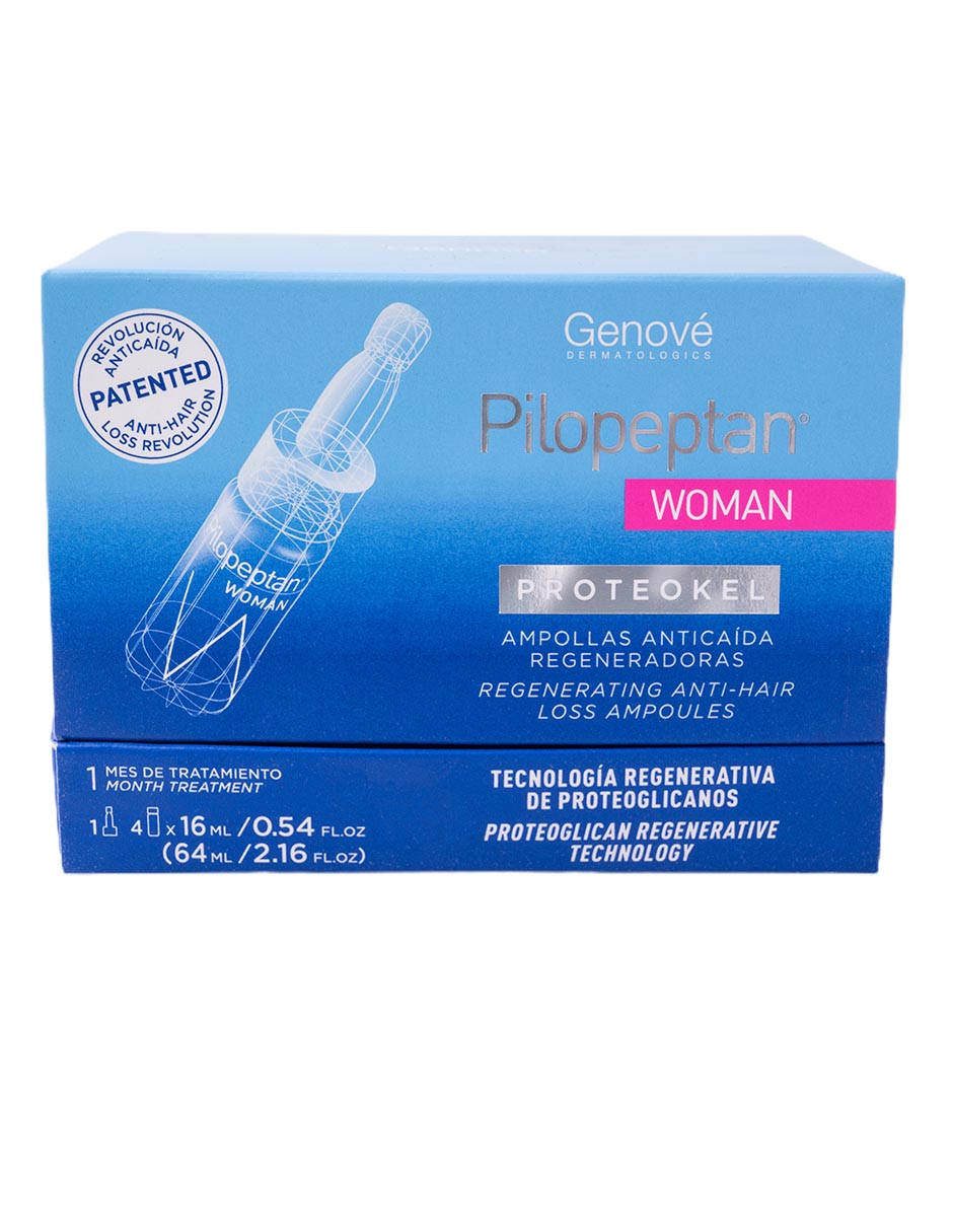 Tratamiento para capilar Womam Proteokel anticaída Pilopeptan