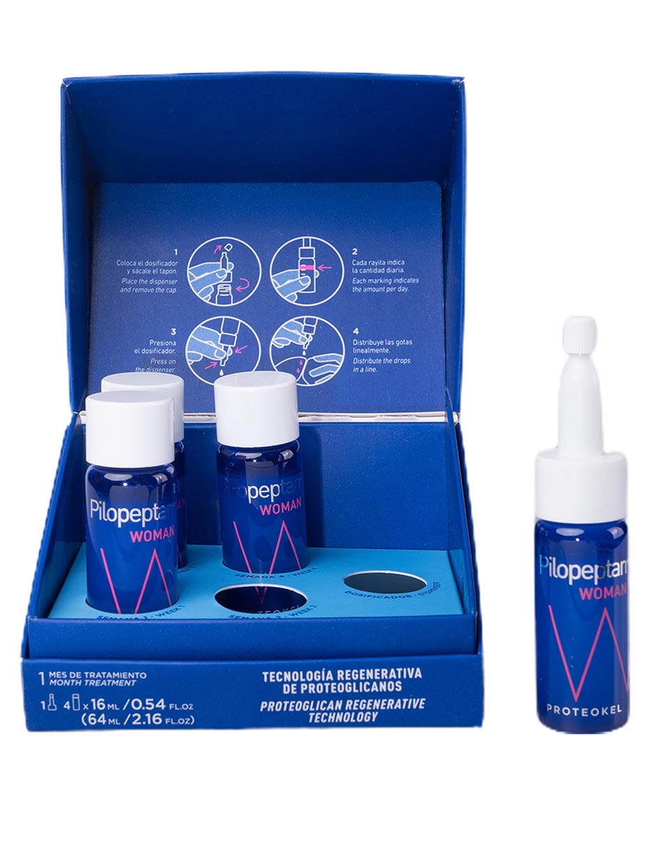 Tratamiento para capilar Womam Proteokel anticaída Pilopeptan 2