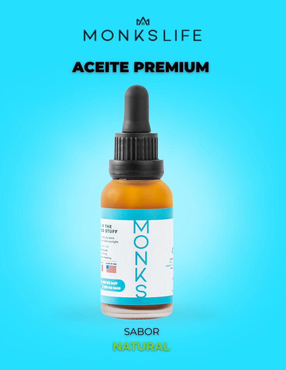 Aceite Premium con CBD Y CBG sabor natural de 30 ml 2