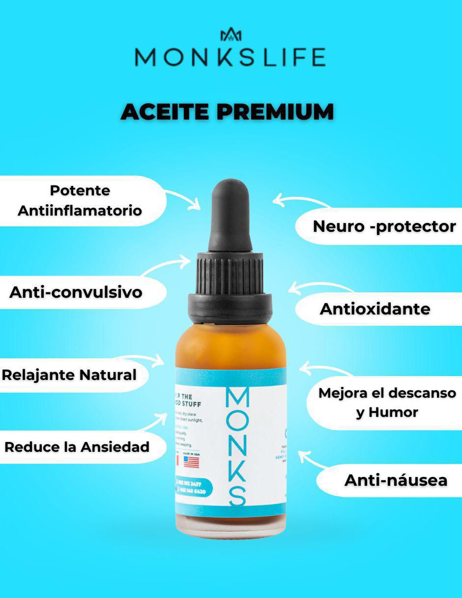 Aceite Premium con CBD Y CBG sabor natural de 30 ml 3