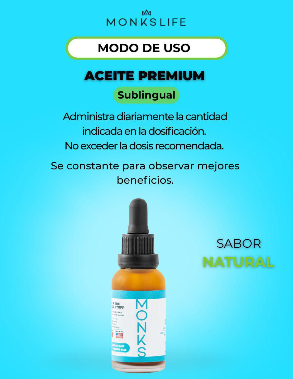 Aceite Premium con CBD Y CBG sabor natural de 30 ml 4