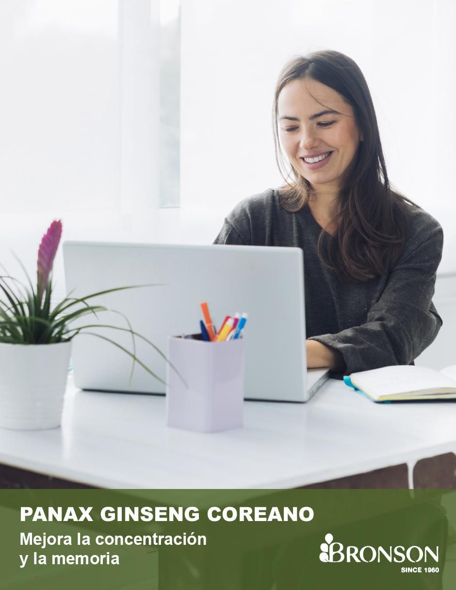 KOREAN PANAX GINSENG Bronson con ginseng de 120 cápsulas 7
