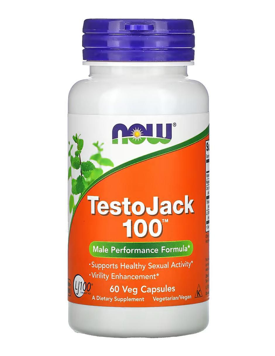 TestoJack 100, vegetales con tribulus terrestris fruit de 60 cápsulas