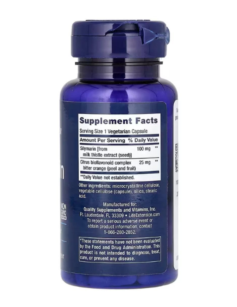 Silymarin con vitaminas y minerales de 90 cápsulas 2