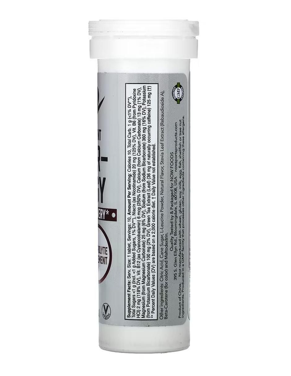 Hidratación efervescente, Effer-Energy, Ponche de frutas tropicales con calcio sabor ponche de frutas de 10 tabletas 2