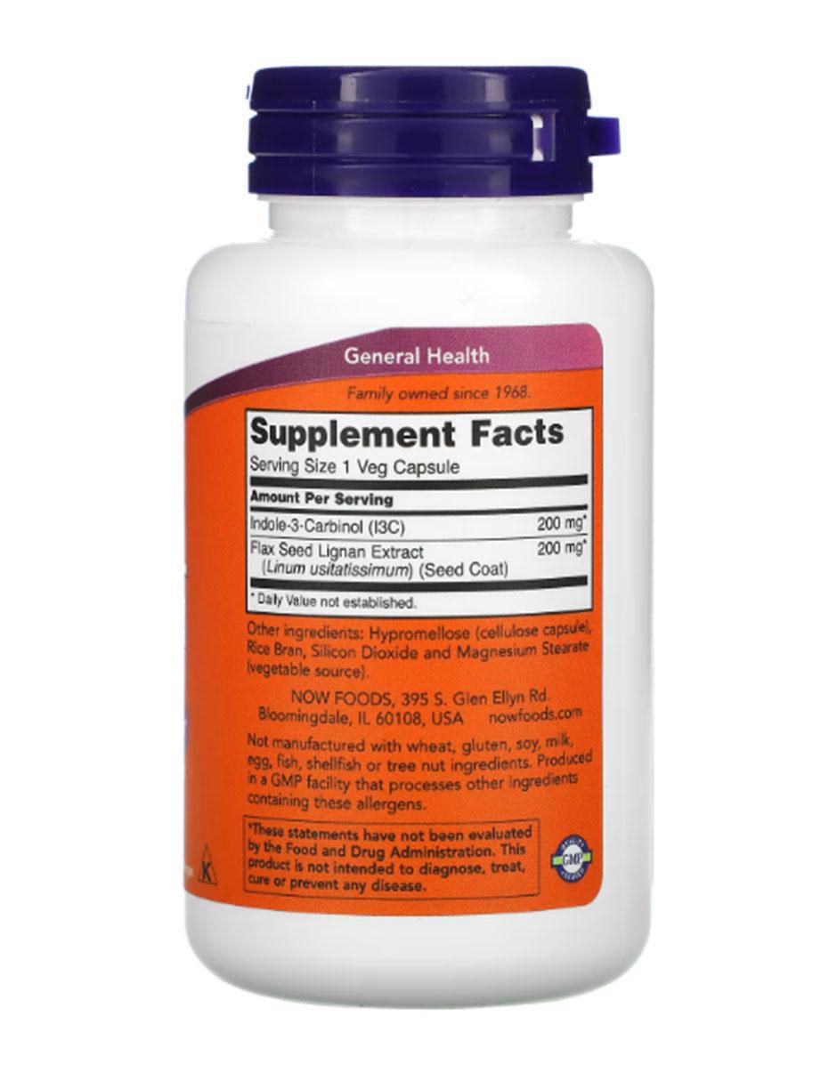Indol-3-carbinol con vitaminas, aminoácidos azufrados y minerales de 60 cápsulas 2
