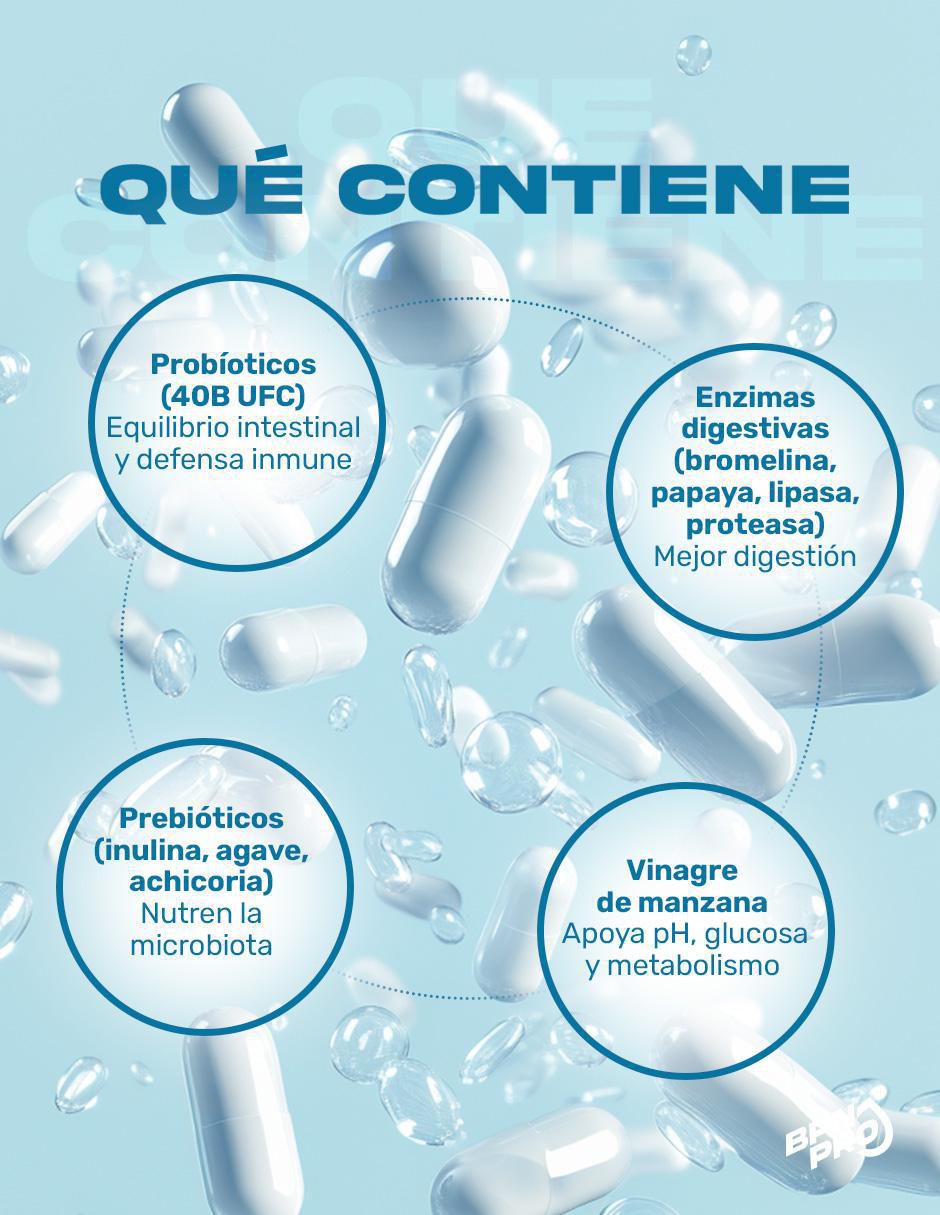 PRE & PRO + con probióticos de 120 cápsulas 4