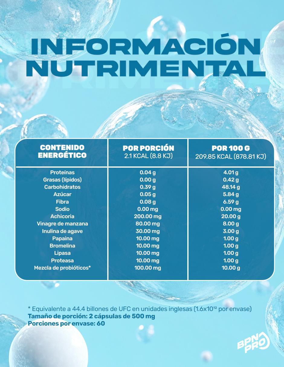 PRE & PRO + con probióticos de 120 cápsulas 5