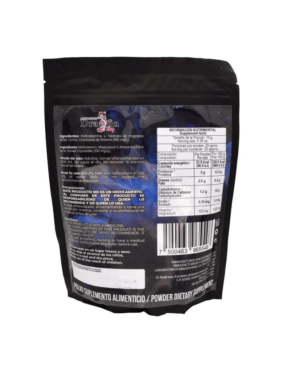 L Treonato de Magnesio sabor natural de 200 g 2