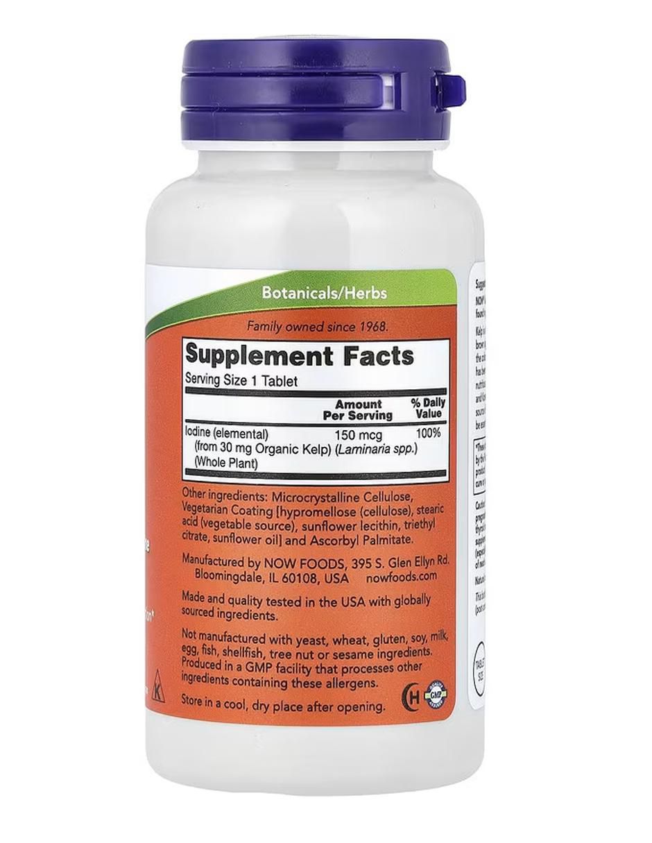 Kelp, 150 mcg con vitaminas y minerales de 200 tabletas 2