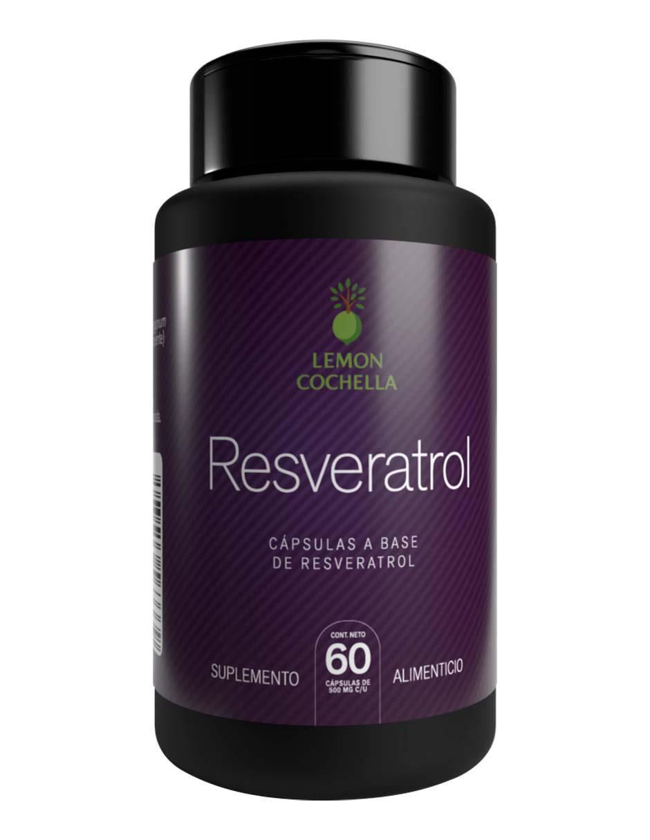 Resveratrol sabor natural de 60 cápsulas