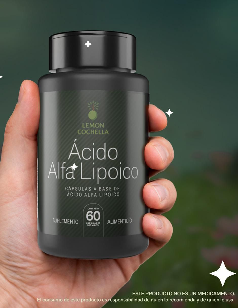 Ácido Alfa Lipoico sabor original de 60 cápsulas 4