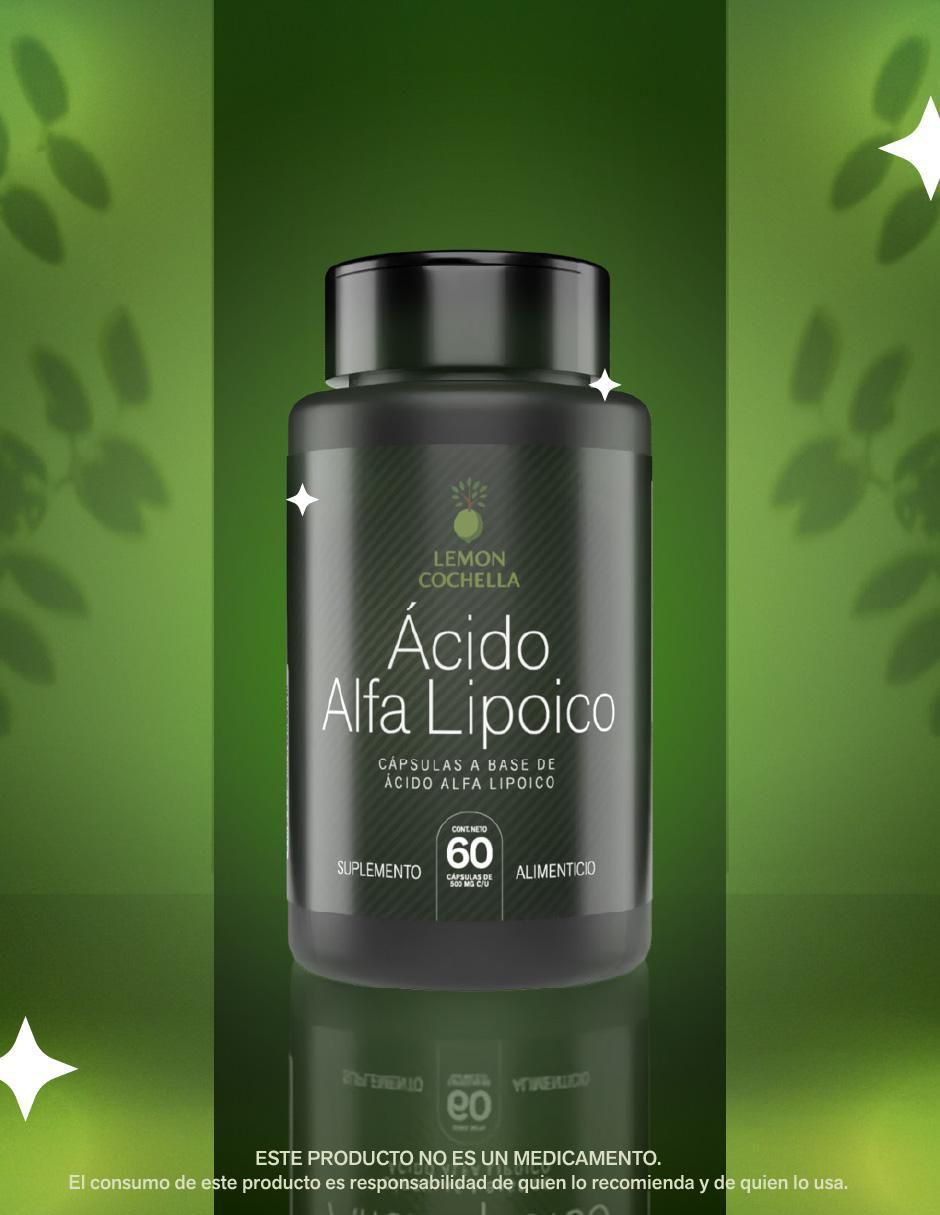Ácido Alfa Lipoico sabor original de 60 cápsulas 5