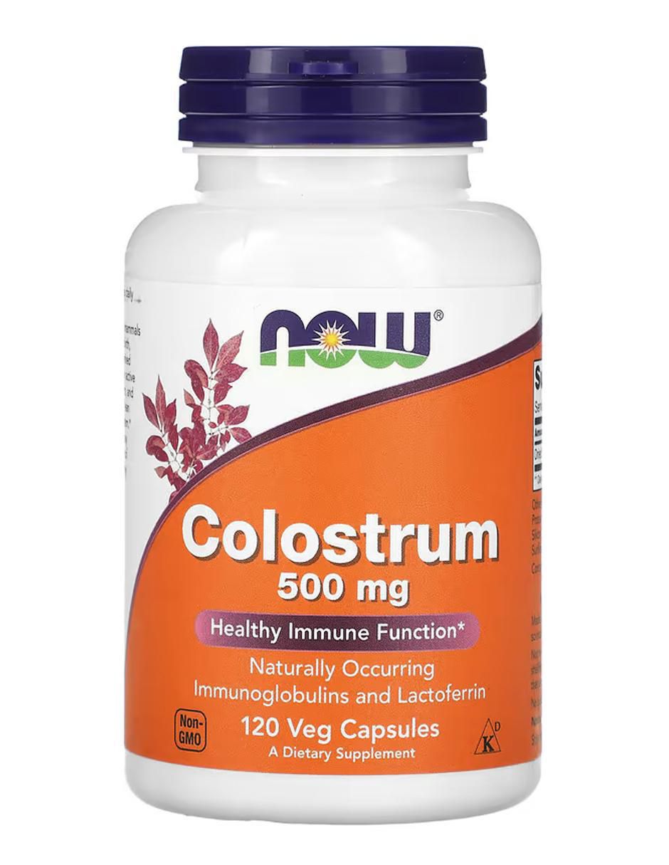 Calostro, 500 mg, vegetales con calostro bovino de 120 cápsulas