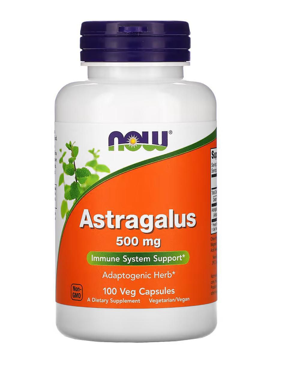 Astrágalo, 500 mg, vegetales de 100 cápsulas