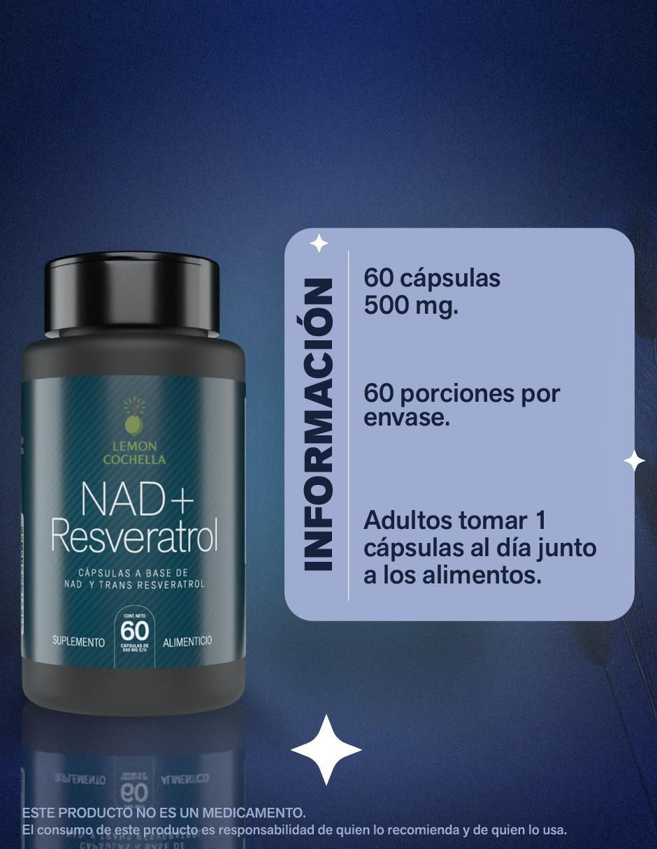 Nad+Resveratrol de 60 cápsulas 4
