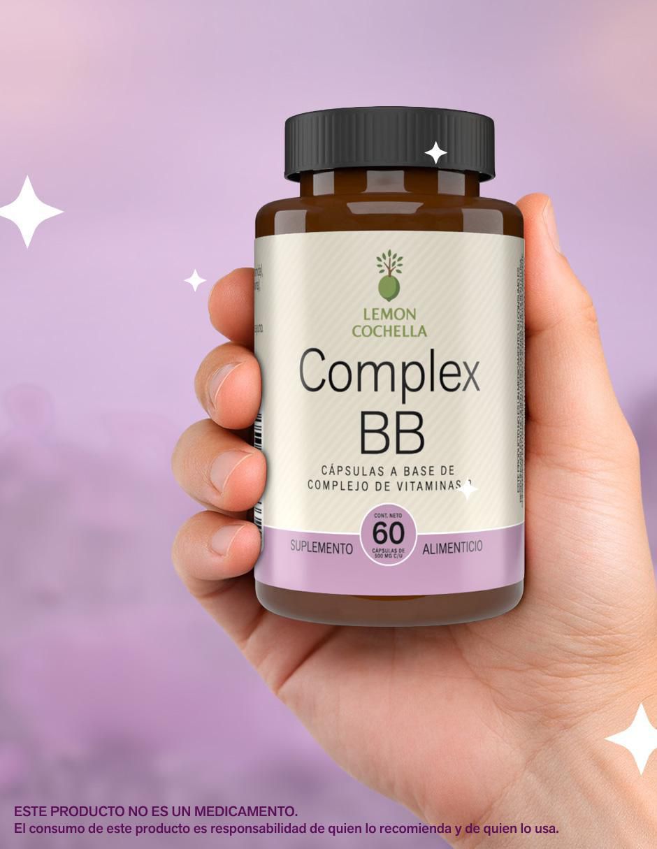 Complex BB con complejo de vitamina B de 60 cáp 3