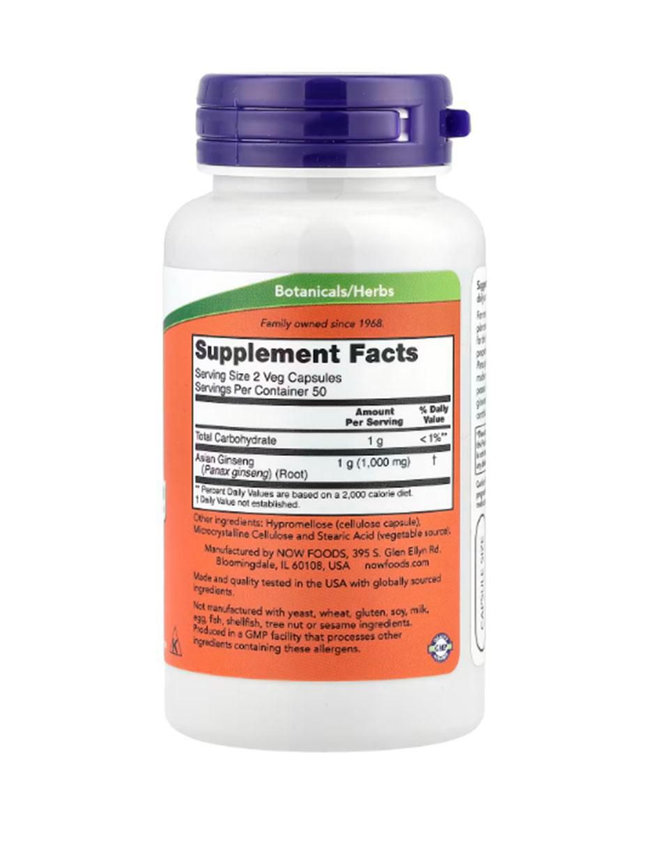 Panax Ginseng de 100 cápsulas 2
