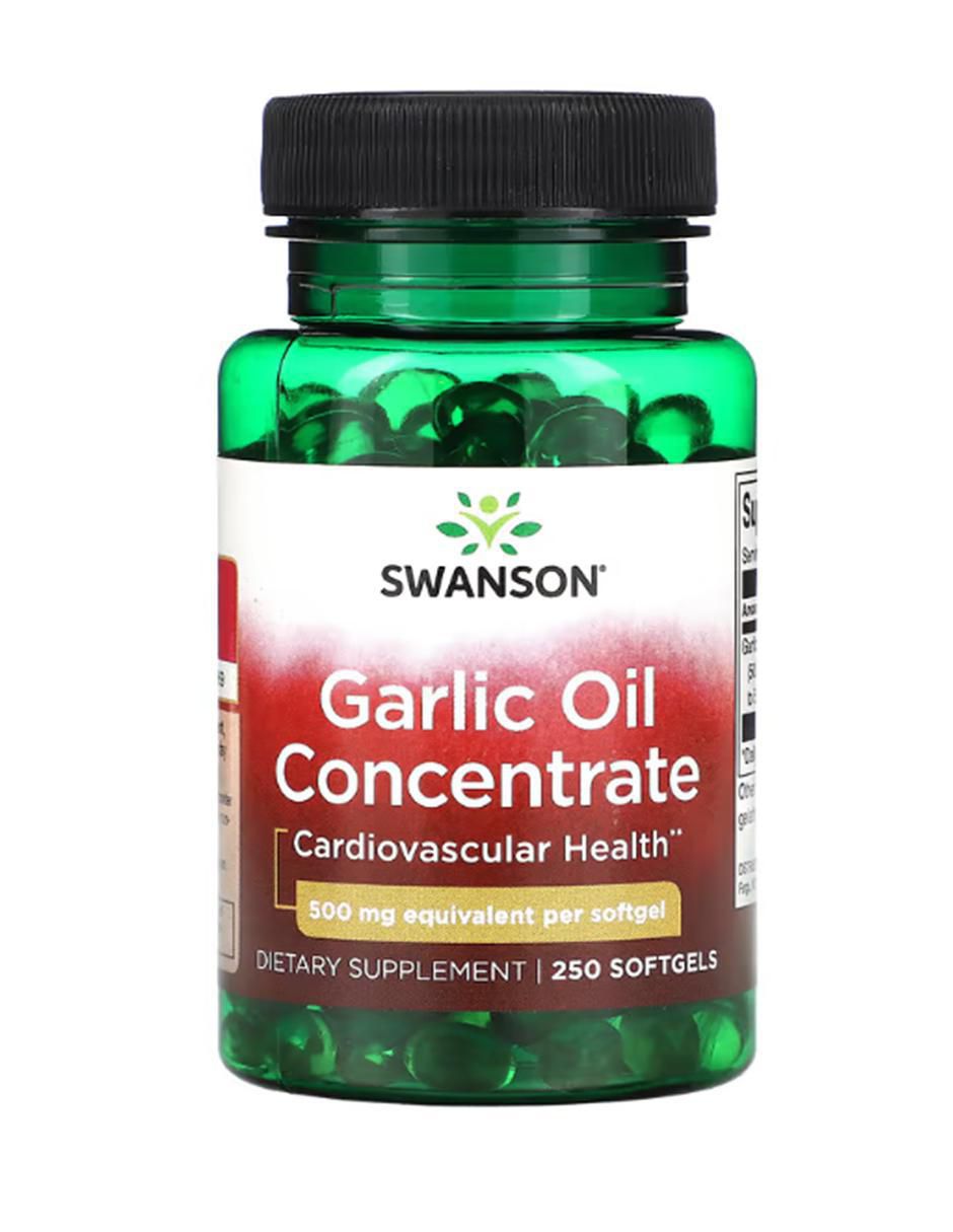Garlic con vitaminas y minerales de 250 cápsulas