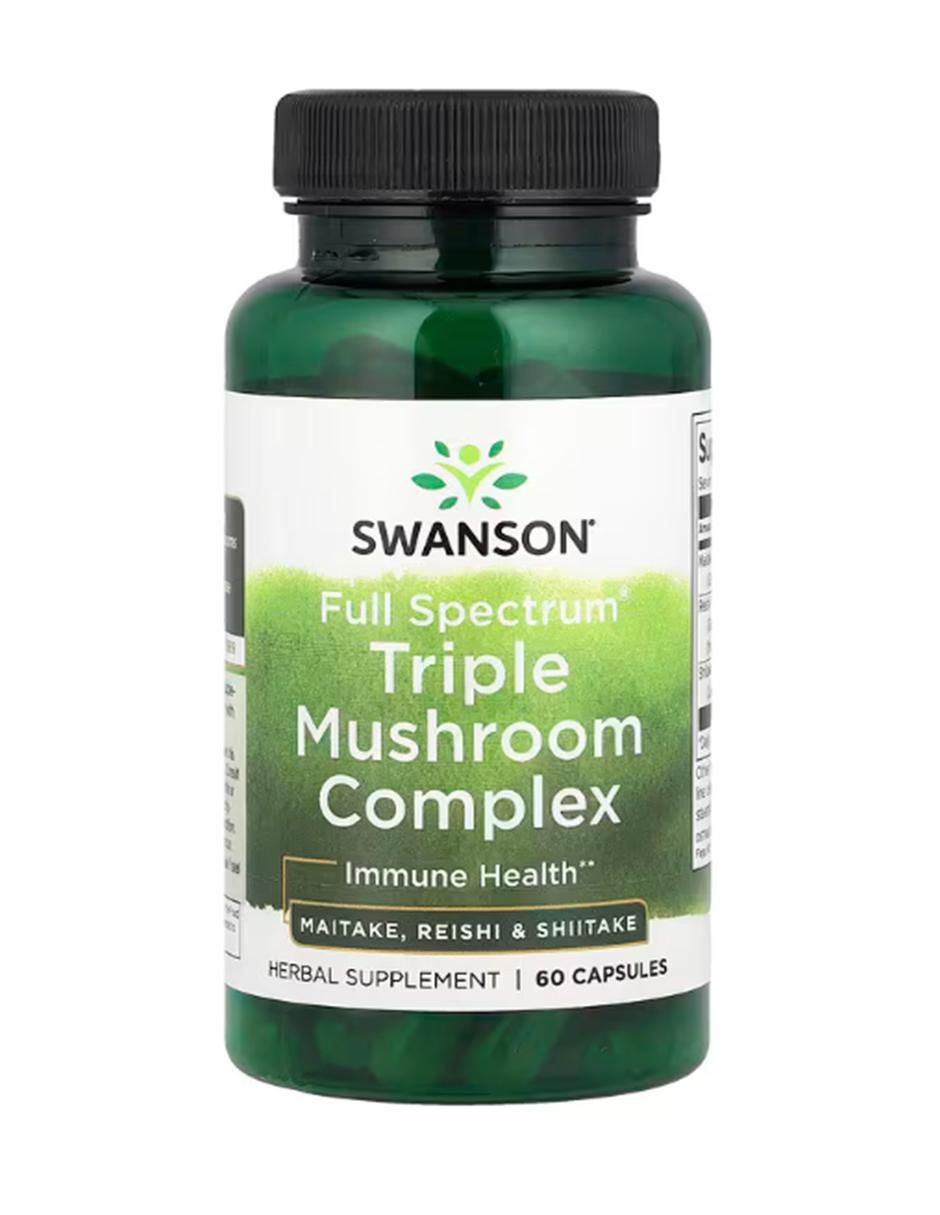 Tres Hongos con vitaminas y minerales de 60 cápsulas