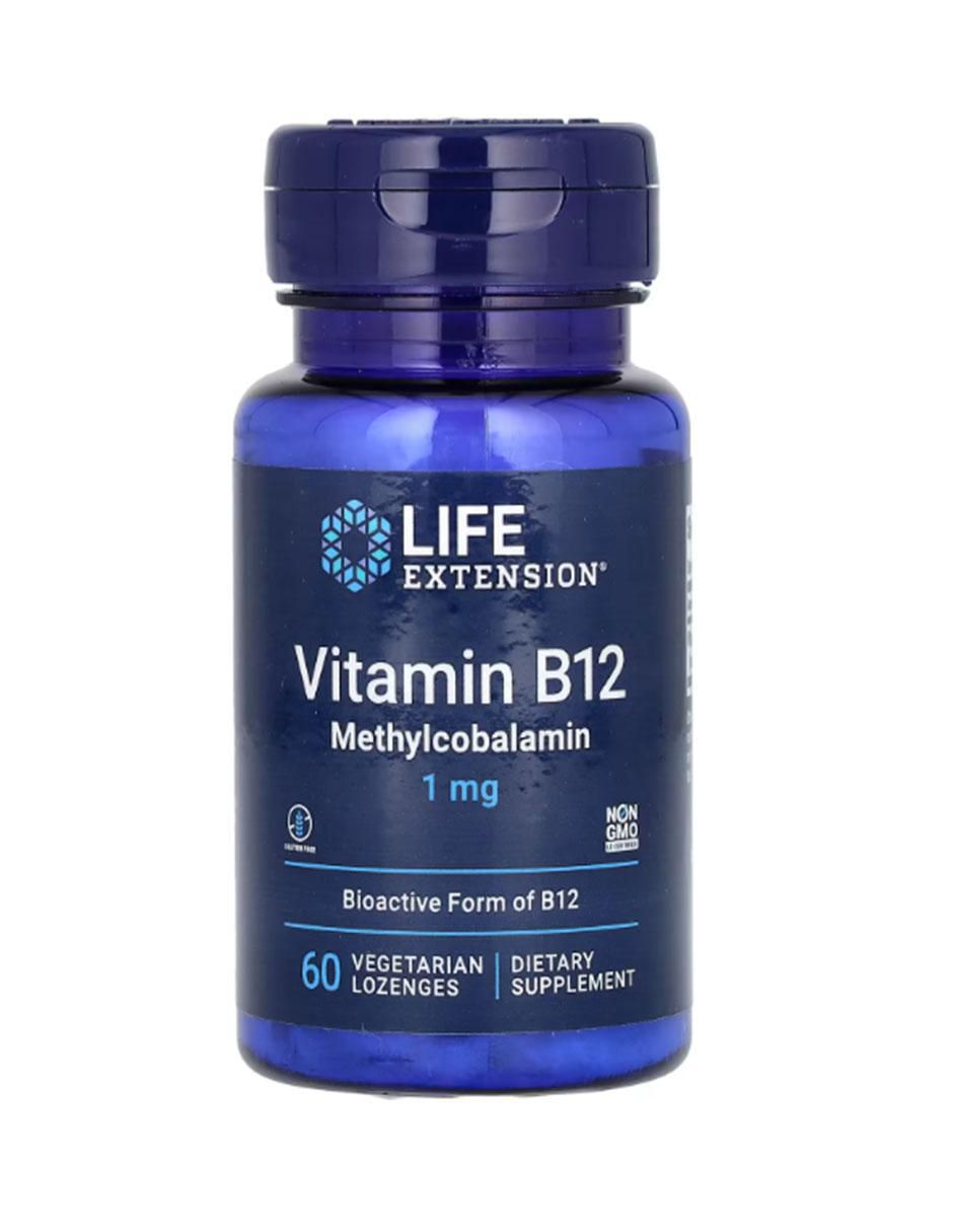 Vitamina B12 Metilcobalamina de 60 tabletas