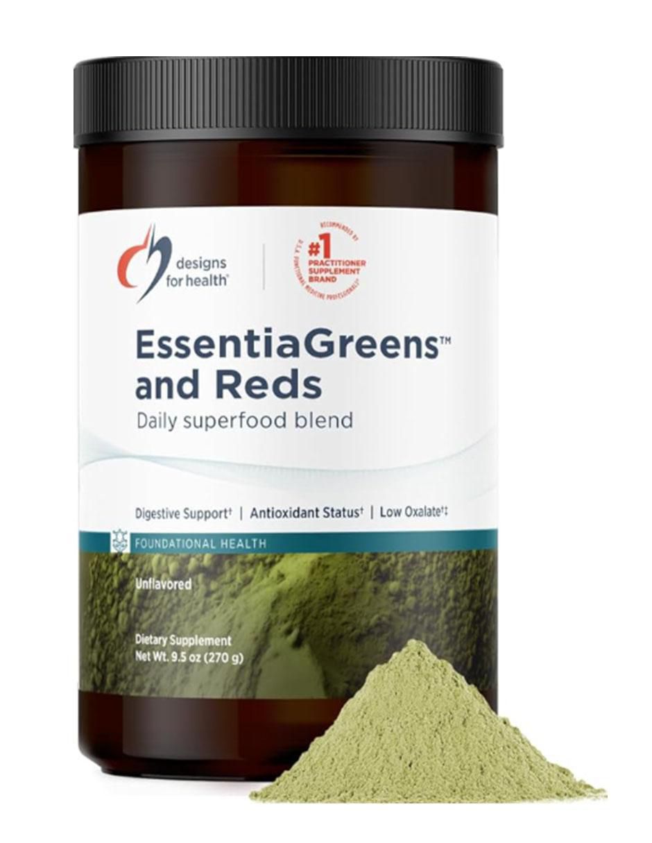 EssentiaGreens and Reds Unflavored 270 g con probióticos de 270 g EssentiaGreens and Reds Unflavored 270 g con probióticos de 270 g
