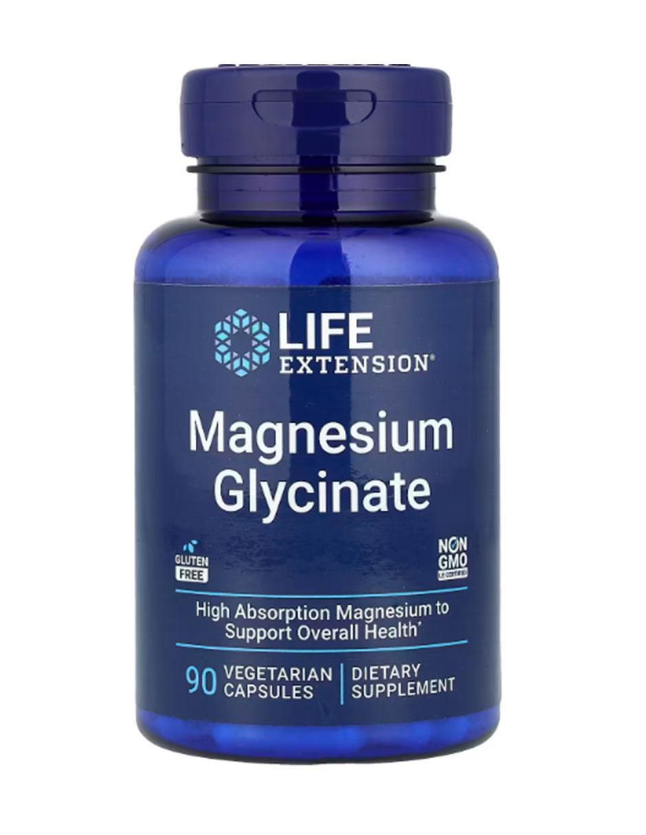 Glicinato de magnesio con magnesio de 90 cápsulas