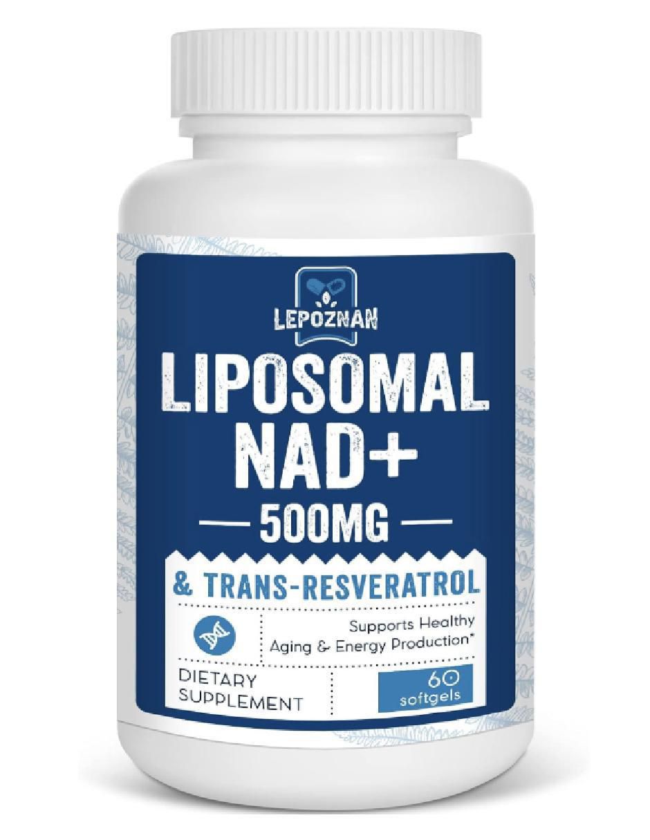 Liposomal Nad+ Trans Resveratrol de 60 cápsulas