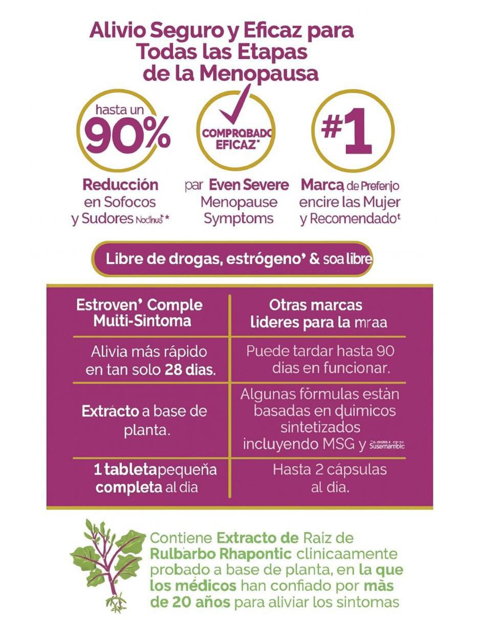 Complete Multi-Symptom con extracto de raíz de ruibarbo de 84 capletas 4