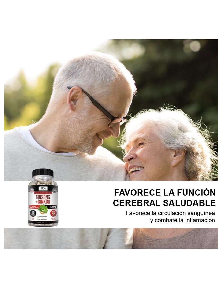 Ginseng Panax Rojo de 60 cápsulas 4