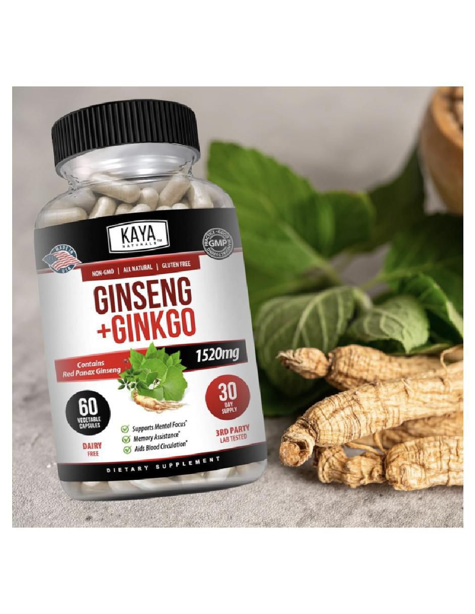 Ginseng Panax Rojo de 60 cápsulas 5