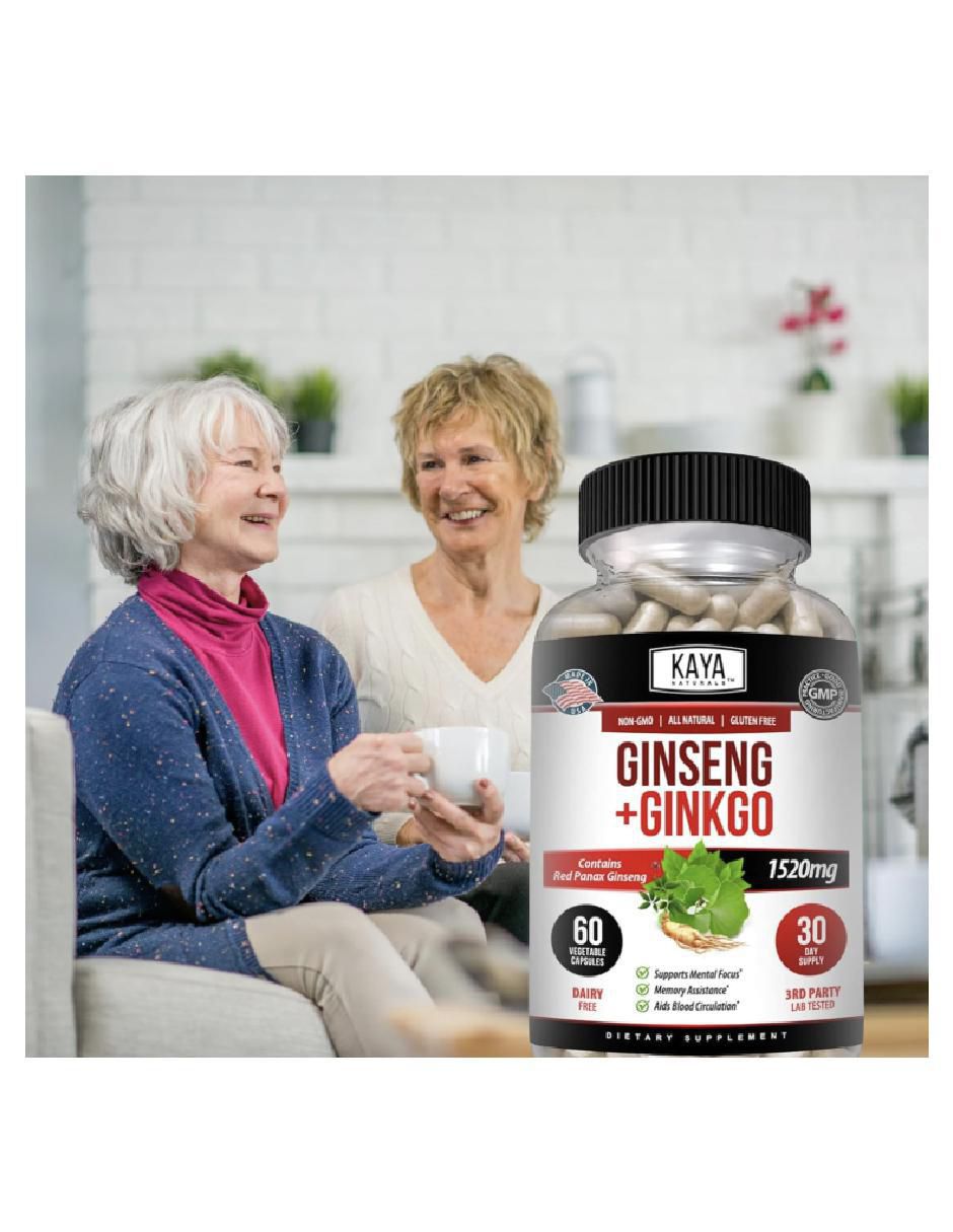 Ginseng Panax Rojo de 60 cápsulas 6