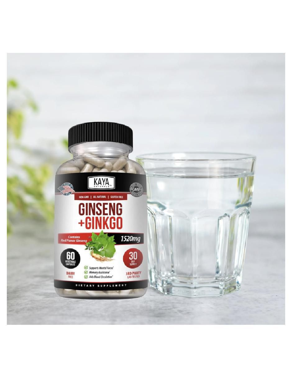 Ginseng Panax Rojo de 60 cápsulas 7