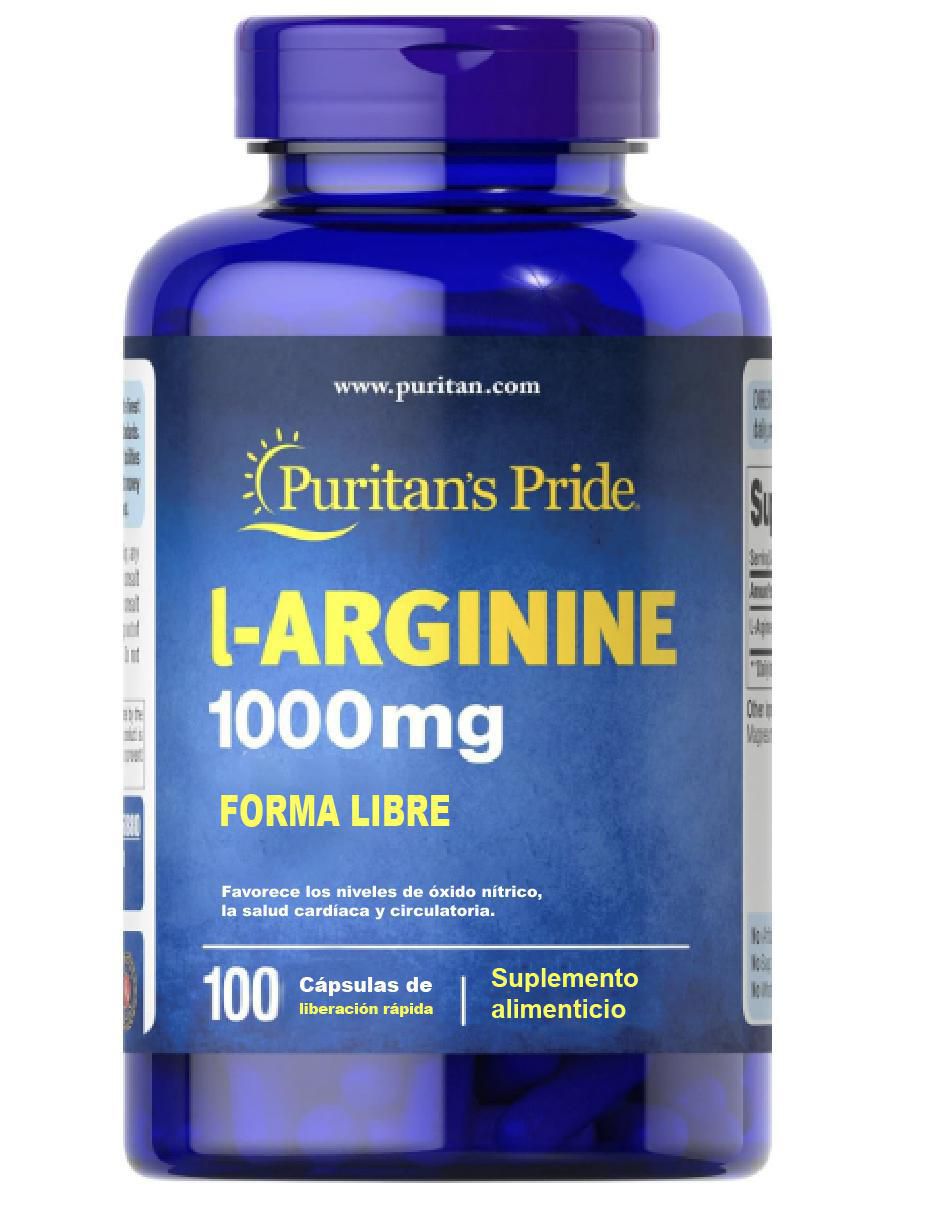 L-Arginine con l-arginina de 100 cápsulas L-Arginine con l-arginina de 100 cápsulas