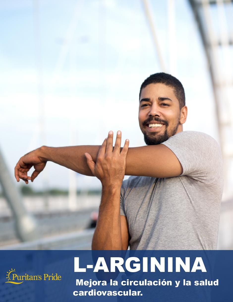 L-Arginine con l-arginina de 100 cápsulas 3