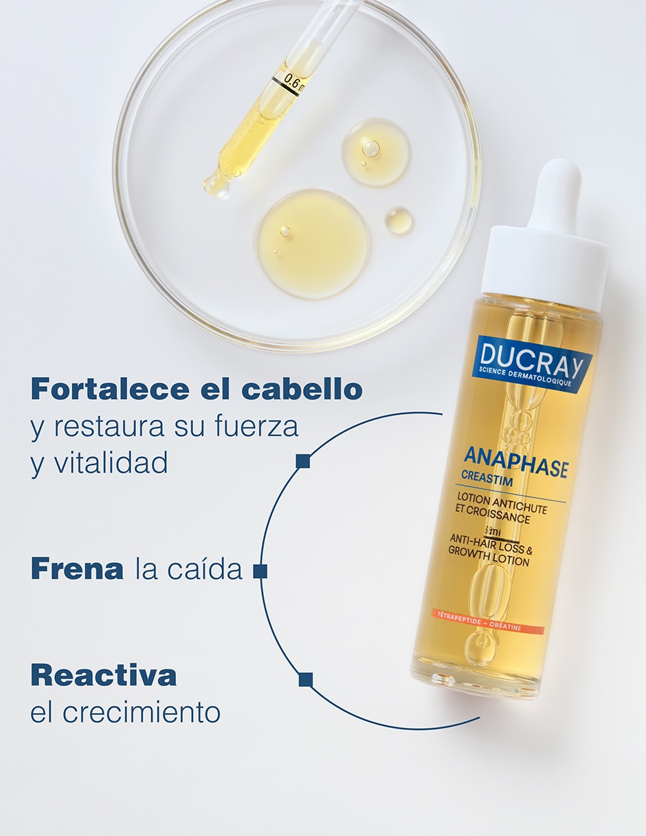 Loción para cabello anticaída loción capilar anaphase creastim anticaída y crecimiento para caída ocasional 60ml 4