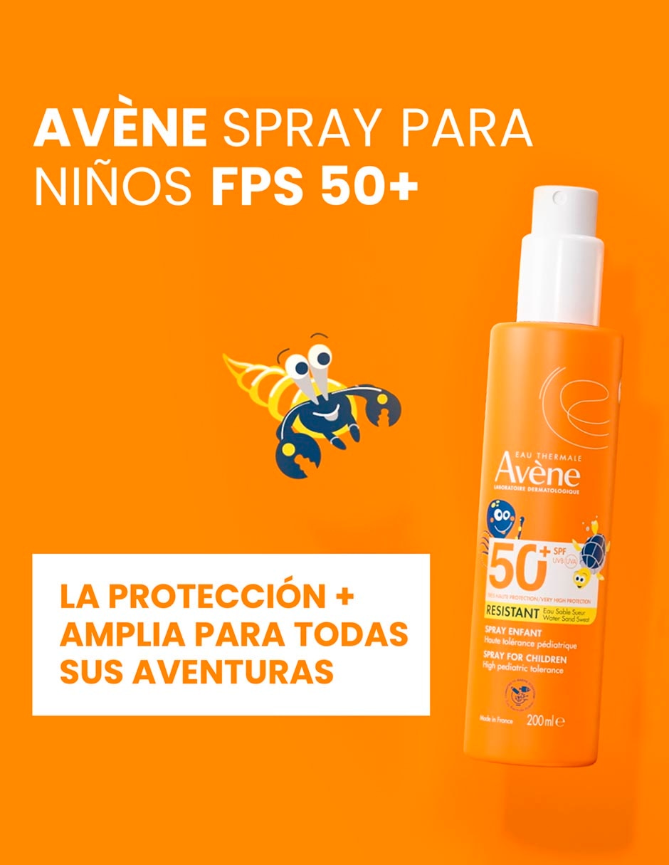 Protector solar FPS 50+ Spray Niños Corporal Resistente 200 ml 2