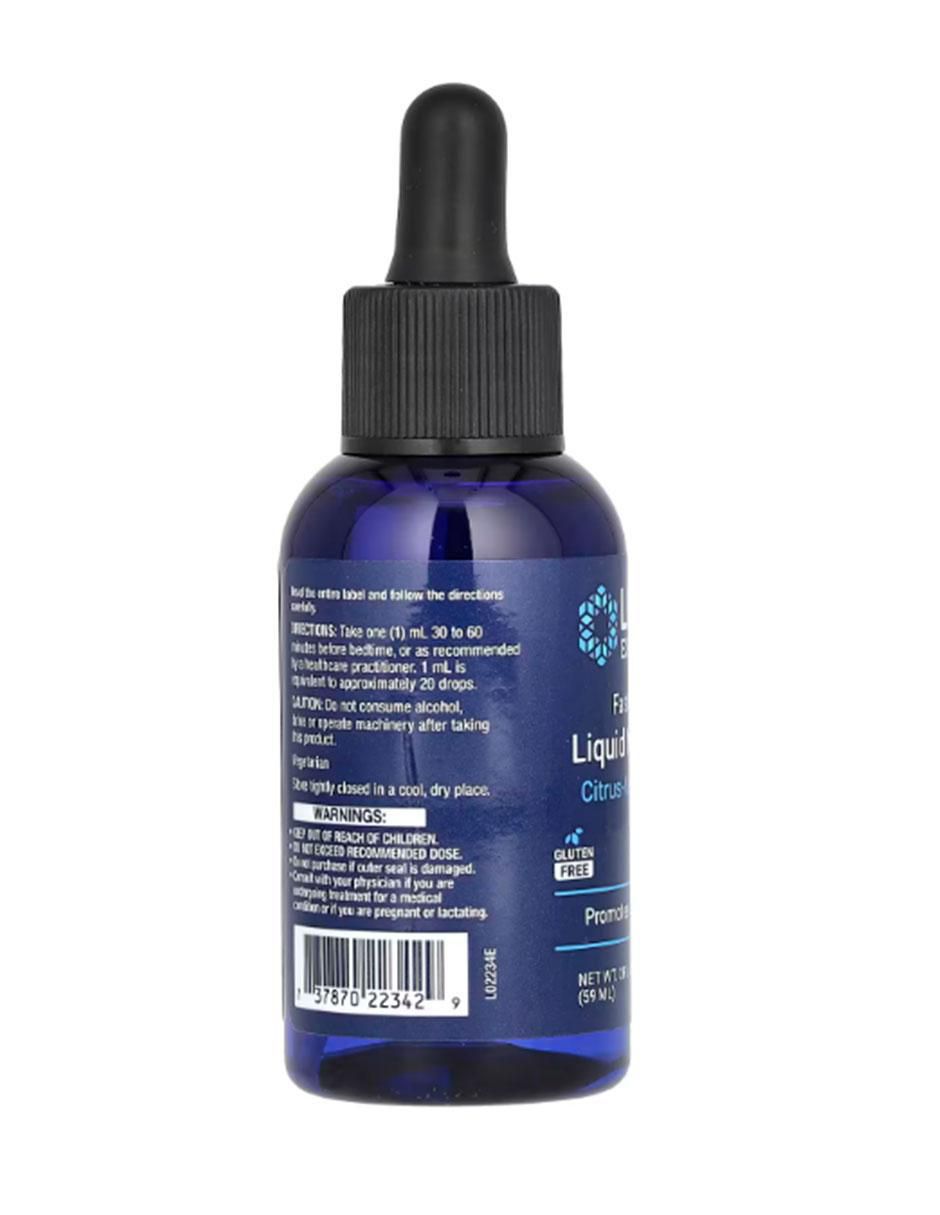 Melatonina Líquida de Acción Rápida con melatonina sabor vainilla de 59 ml 2