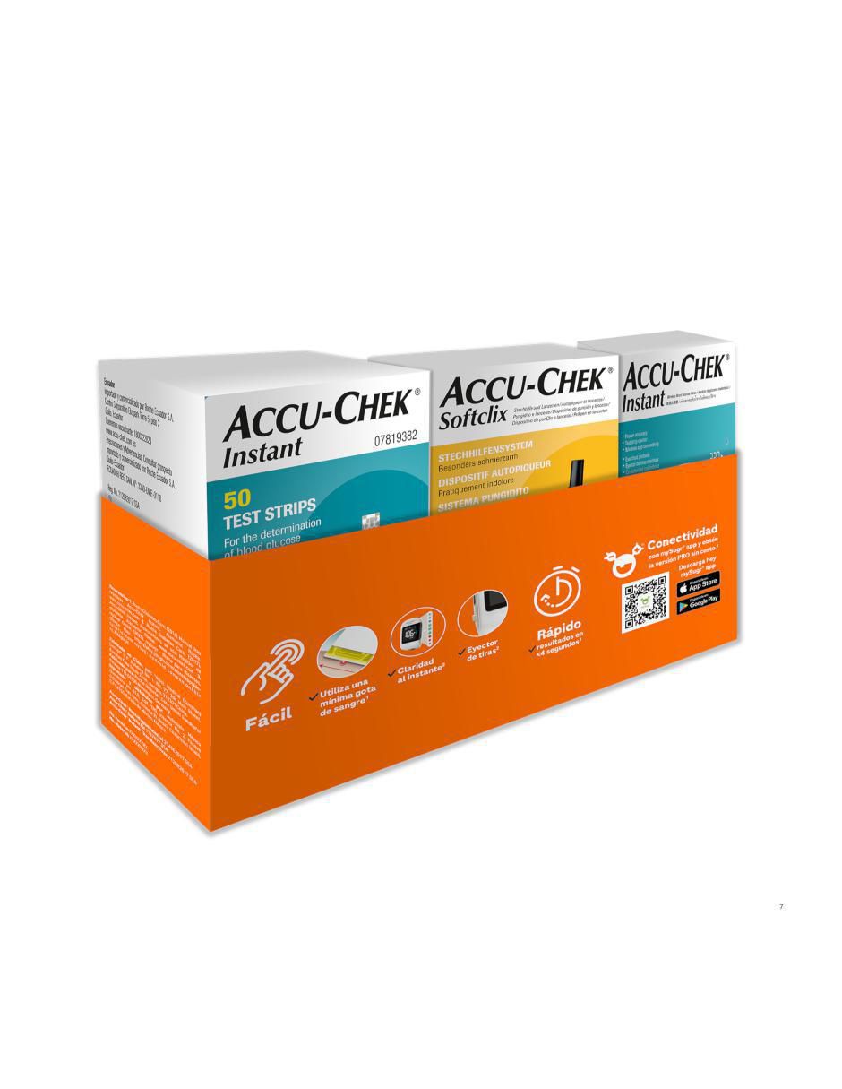 Glucómetro Kit Instant 4