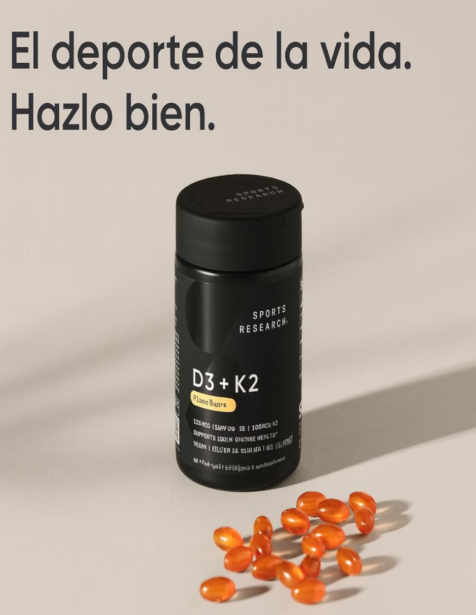 Vitamina K2 + D3 Con Aceite de Coco Orgánico de 60 cápsulas 3