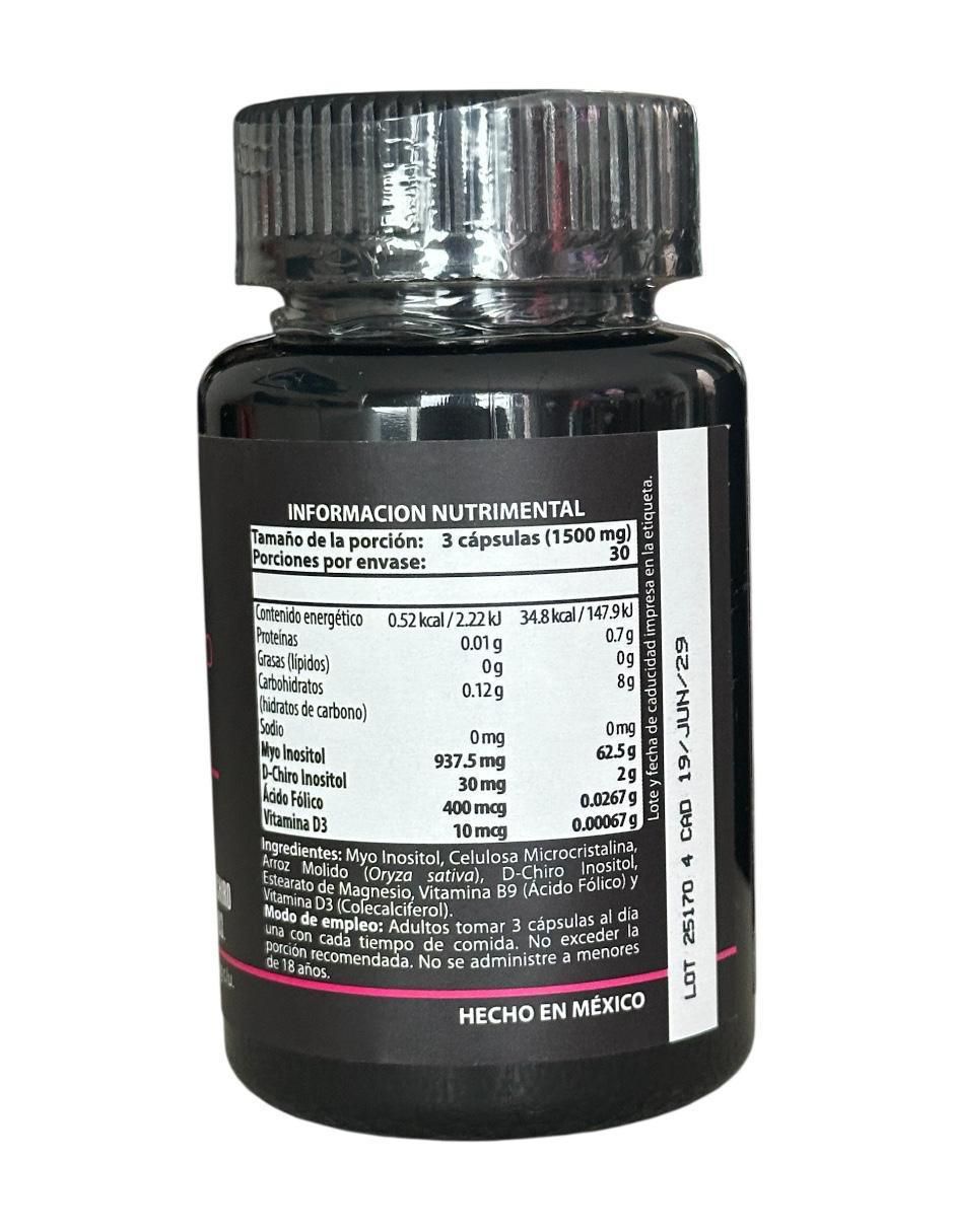 Myo + D Chiro Inositol con myo inositol de 90 cápsulas 2