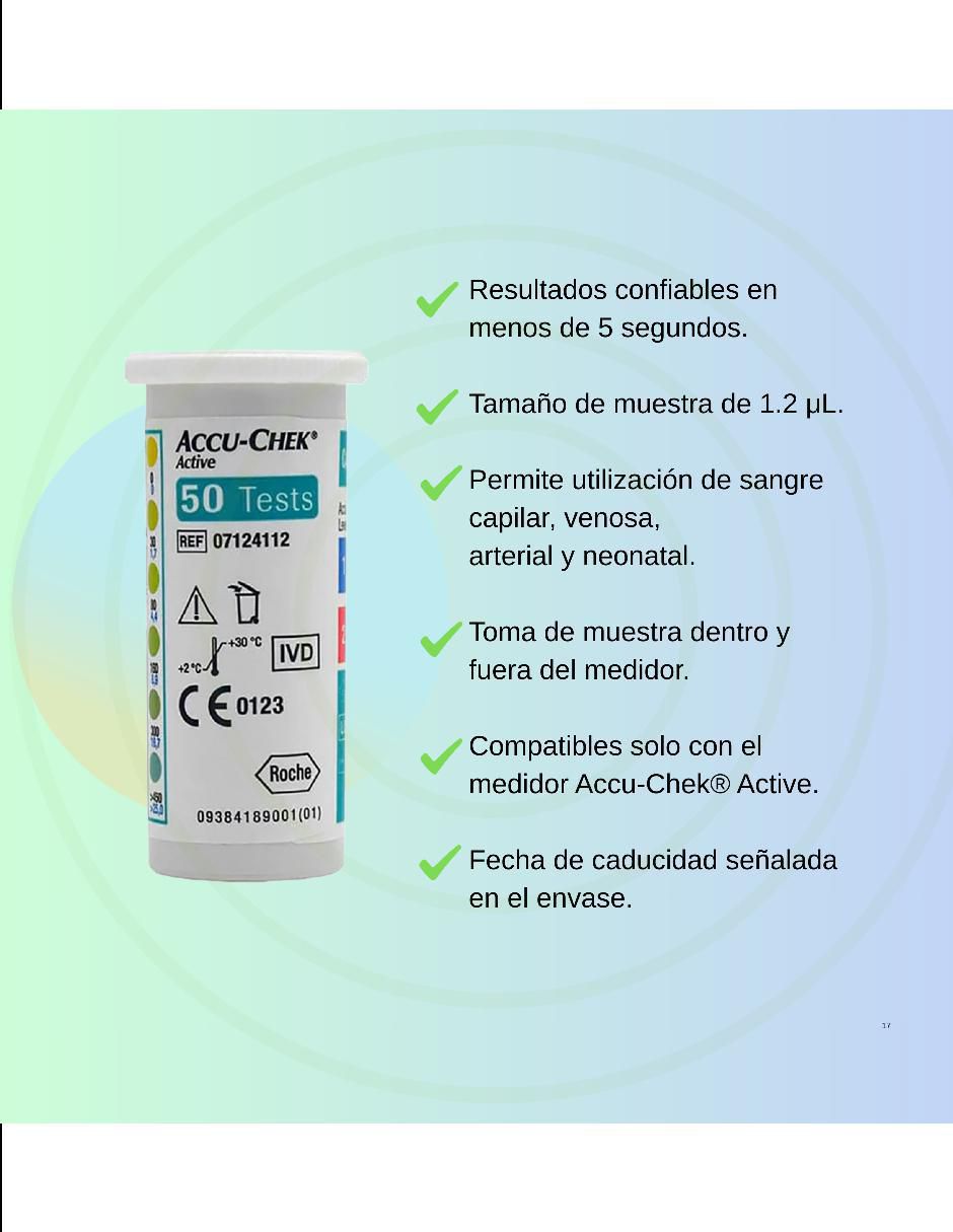 Tiras reactivas para glucosa 3