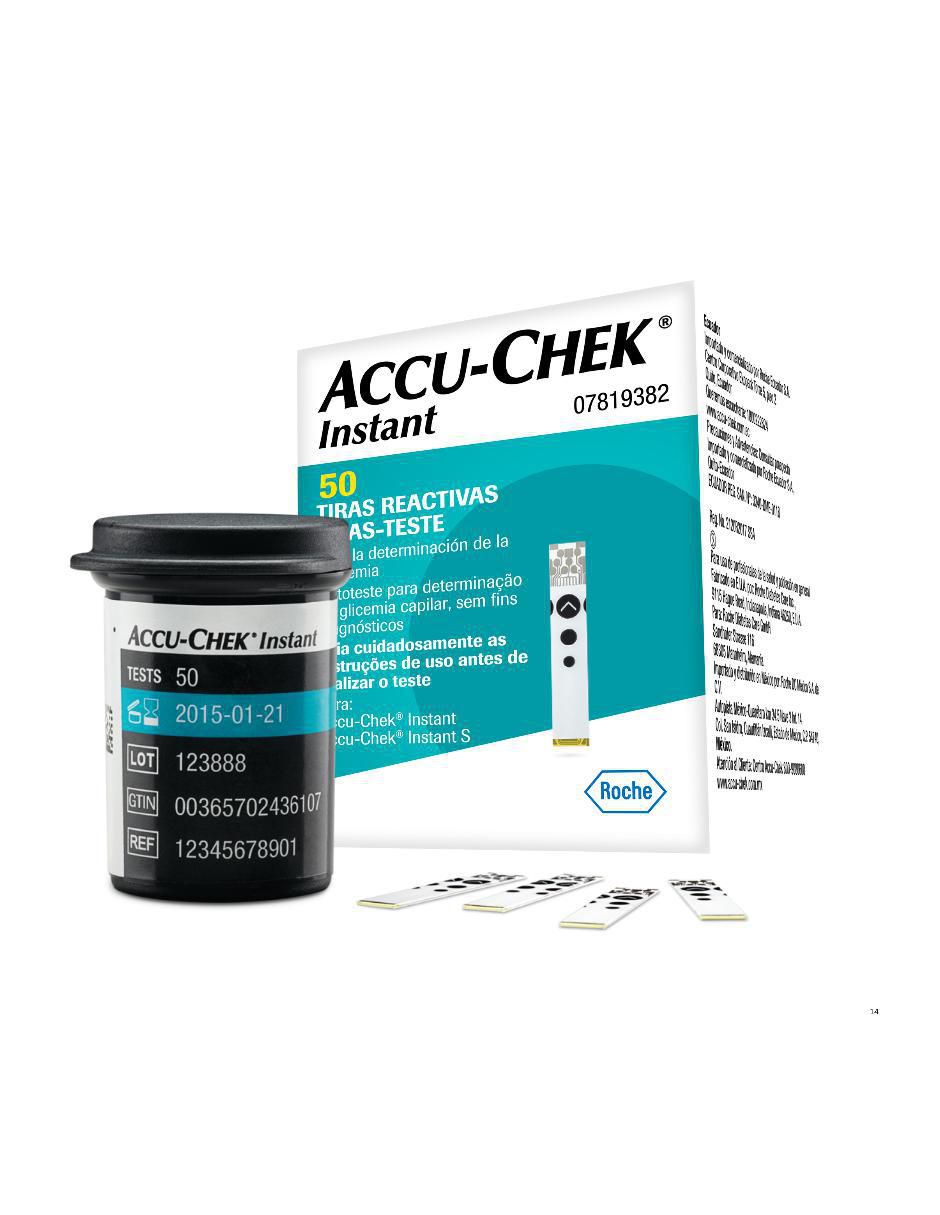 Tiras reactivas para glucosa 6