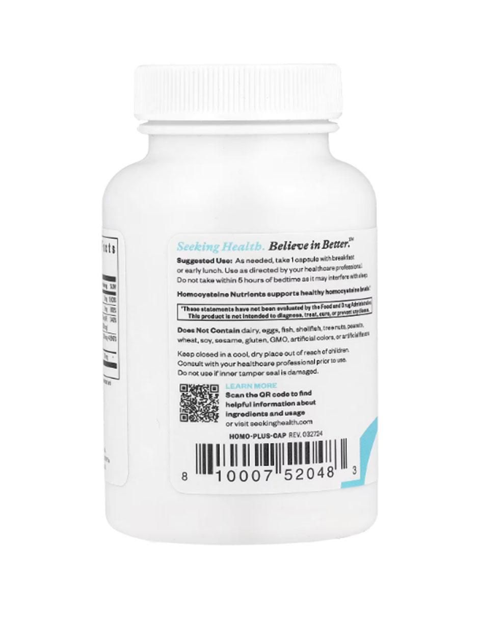 Nutrientes de Homocisteína con multivitaminico de 60 cápsulas 2